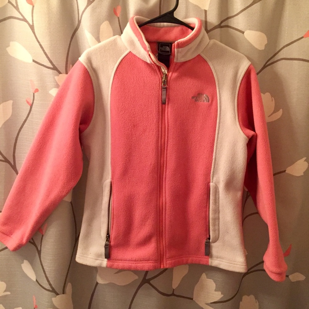 HP🎉 Girls North Face Khumbu FullZip Fleece Size L - Picture 9 of 9